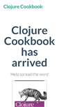 Mobile Screenshot of clojure-cookbook.com